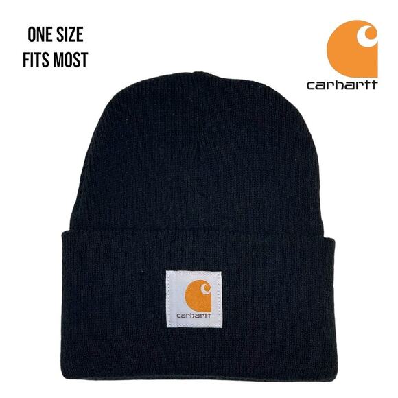 Carhartt Other - Carhartt A18 Knit Cuffed Beanie - Black - Workwear & Streetwear - Outdoor Hunt